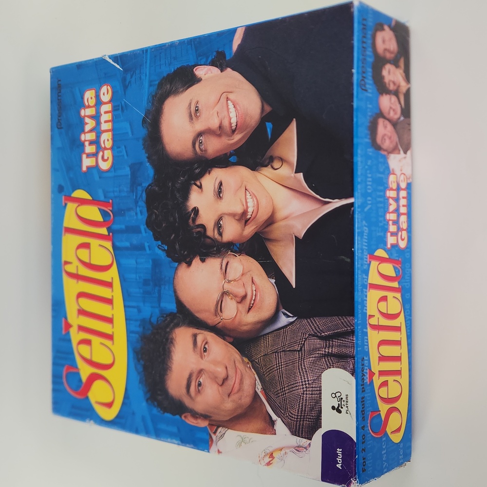 SEINFELD TRIVIA GAME Unused Set With Scuffed Box